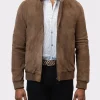 Palenzo Prêt-à-porter | Manteaux | Blouson en daim Aldo - Camel