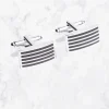 Palenzo Accessoires Et Chaussures | Prêt-à-porter | Boutons de manchettes - Métal argenté rectangles