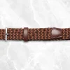 Palenzo Accessoires Et Chaussures | Prêt-à-porter | Ceinture tressée - Cognac et marron