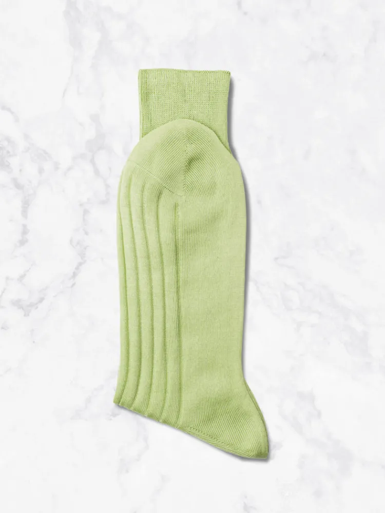 chaussettes__vertes_1.webp Palenzo Accessoires Et Chaussures | Prêt-à-porter | Chaussettes - Vertes