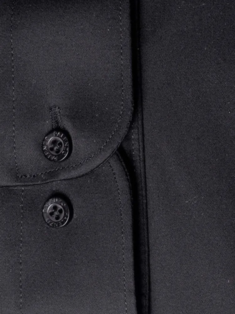 chemise_col_club__noir_2.webp Palenzo Prêt-à-porter | Chemises | Chemise col club - Noir