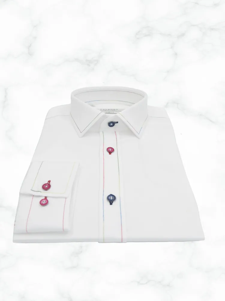 chemise_col_franais__blan_1-1.webp Palenzo Prêt-à-porter | Chemises | Chemise col français - Blanc