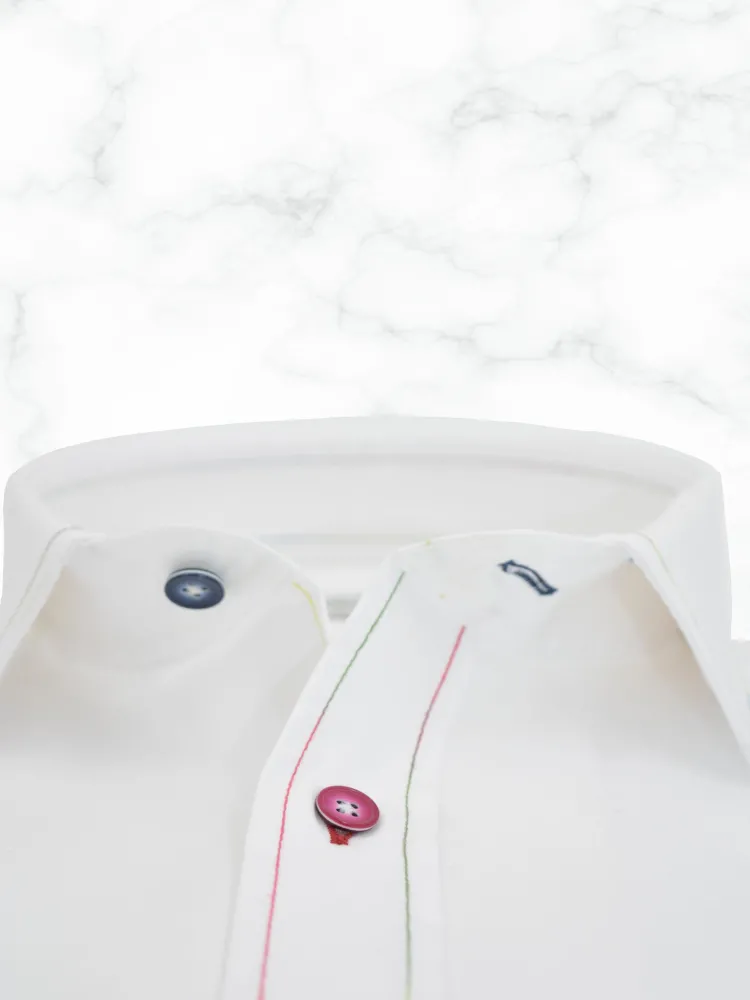 chemise_col_franais__blan_4.webp Palenzo Prêt-à-porter | Chemises | Chemise col français - Blanc
