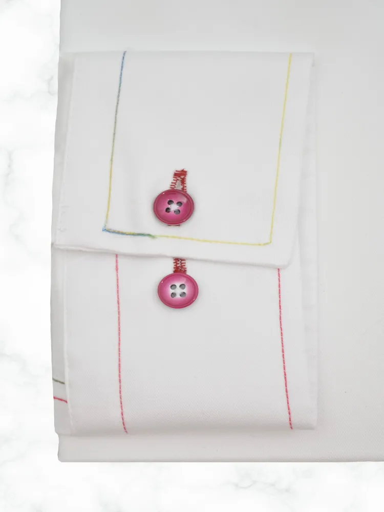 chemise_col_franais__blan_6.webp Palenzo Prêt-à-porter | Chemises | Chemise col français - Blanc