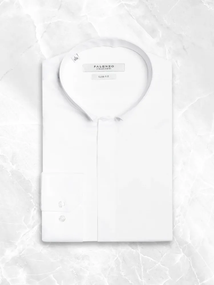 chemise_col_invers__blanc_0.webp Palenzo Prêt-à-porter | Chemises | Chemise col inversé - Blanc