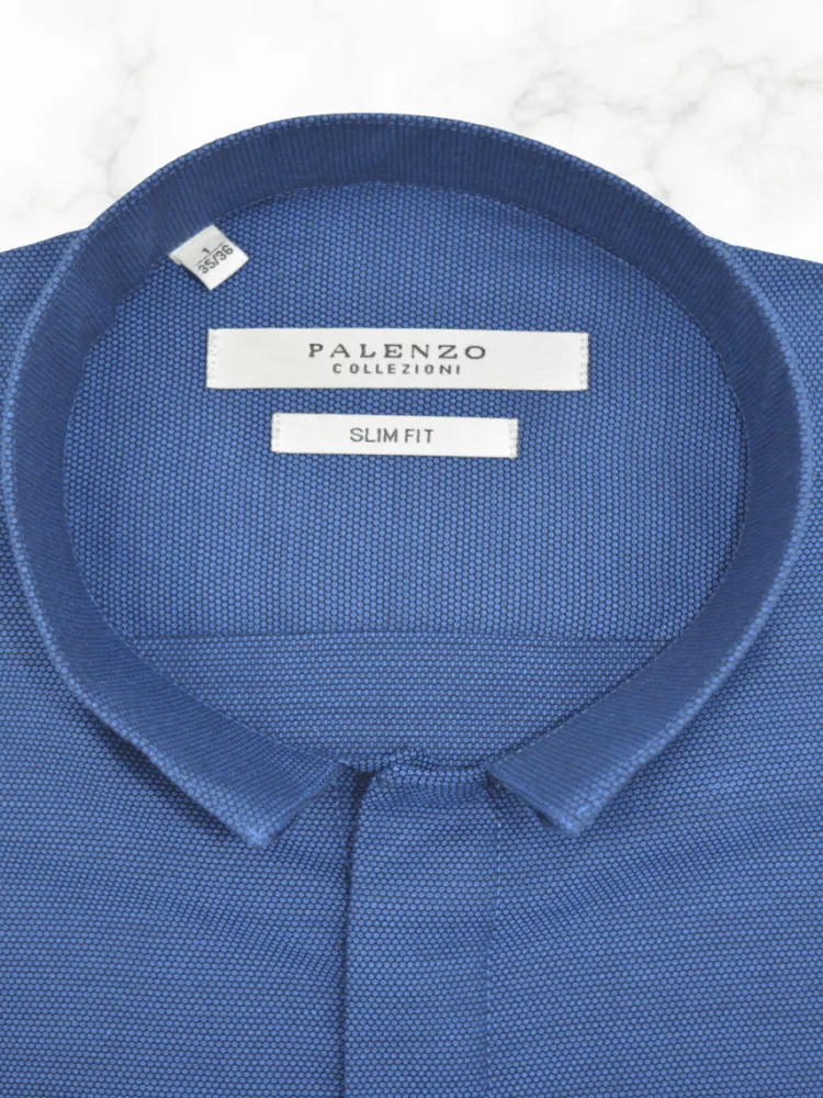 chemise_col_invers__bleu_1.webp Palenzo Prêt-à-porter | Chemises | Chemise col inversé - Bleu