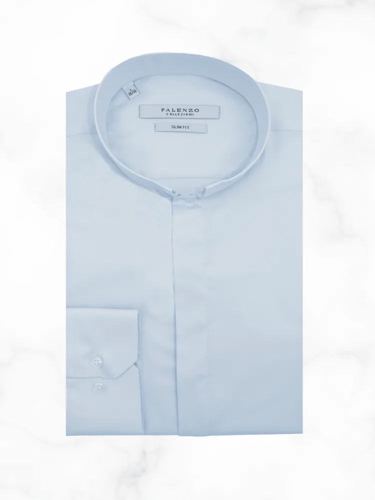 chemise_col_invers__bleu__0-4.webp Palenzo Prêt-à-porter | Chemises | Chemise col inversé - Bleu ciel