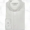 Palenzo Prêt-à-porter | Chemises | Chemise col italien - Blanc