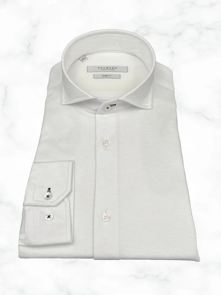 chemise_col_italien__blan_1.webp Palenzo Prêt-à-porter | Chemises | Chemise col italien - Blanc