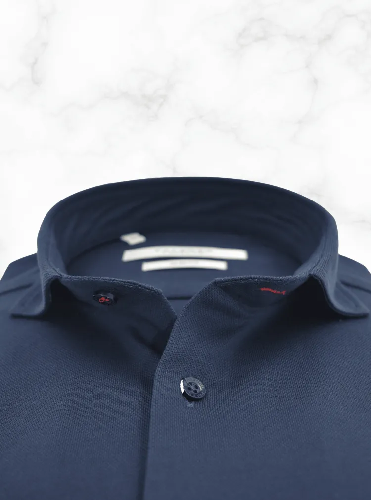 chemise_col_italien__bleu_3.webp Palenzo Prêt-à-porter | Chemise col italien - Bleu marine