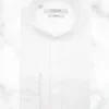 Palenzo Prêt-à-porter | Chemise col officier arrondi - Blanc