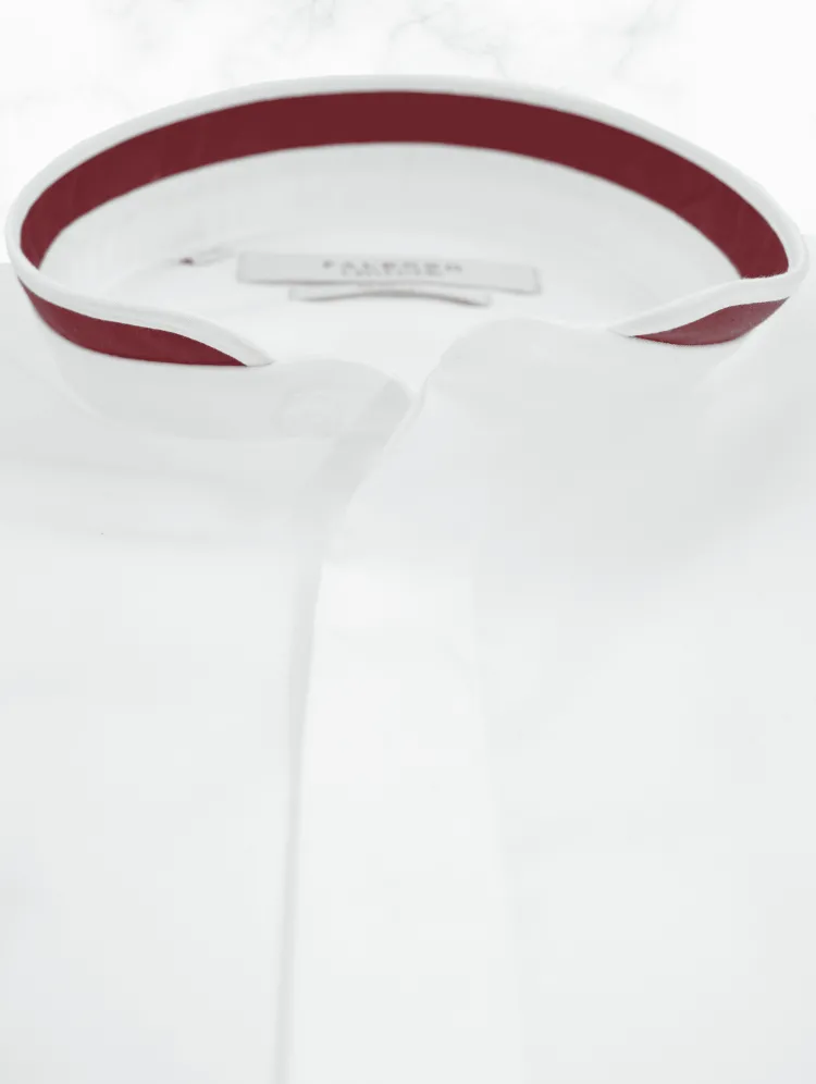 chemise_col_officier_arro_3-2.webp Palenzo Prêt-à-porter | Chemises | Chemise col officier arrondi - Blanc et bordeaux