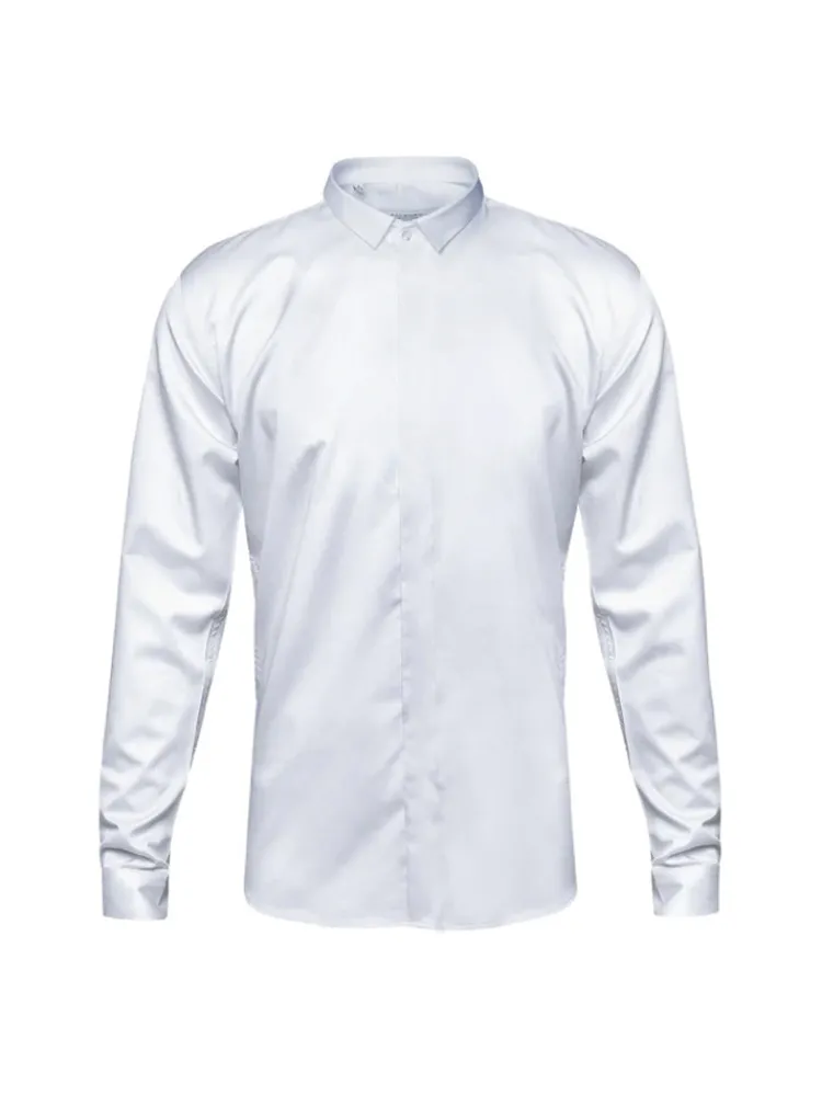 chemise_extra_petit_col___1.webp Palenzo Prêt-à-porter | Chemises | Chemise extra petit col - Blanc