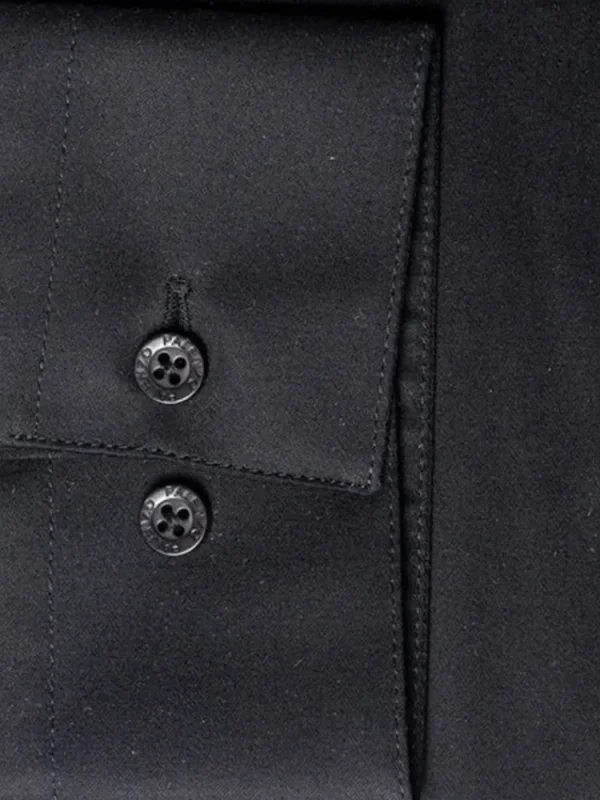 Palenzo Prêt-à-porter | Chemises | Chemise extra petit col - Noir