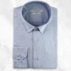 Palenzo Prêt-à-porter | Chemises | Chemise petit col français - Bleu petit damier