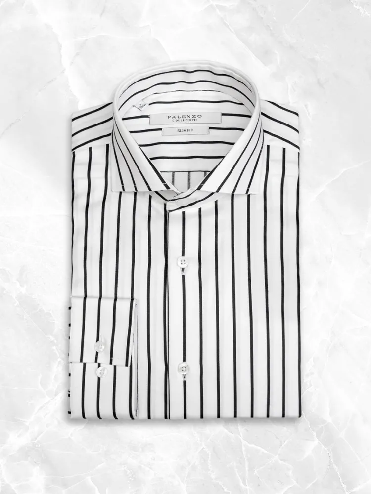 chemise_petit_col_franais_0-44.webp Palenzo Prêt-à-porter | Chemises | Chemise petit col français - Blanc et bleu marine rayures