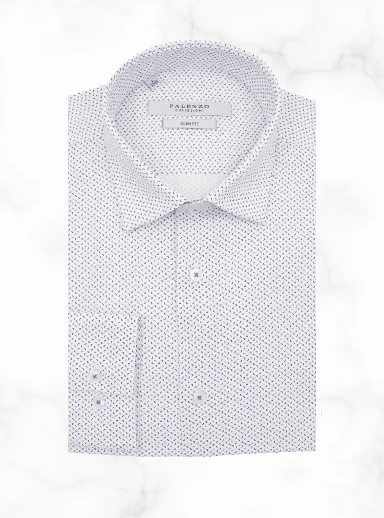chemise_petit_col_franais_0-47.webp Palenzo Prêt-à-porter | Chemise petit col français - Blanc imprimé