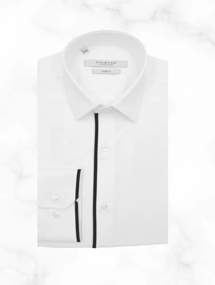 chemise_petit_col_franais_0-51.webp Palenzo Prêt-à-porter | Chemises | Chemise petit col français - Blanc