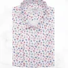 Palenzo Prêt-à-porter | Chemises | Chemise petit col français - Blanc imprimé