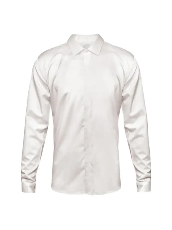 Palenzo Prêt-à-porter | Chemises Cérémonie | Chemise petit col français poignets mousquetaires - Ecru
