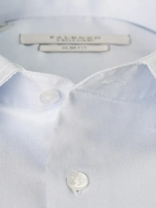 Palenzo Prêt-à-porter | Chemise petit col français - Bleu clair