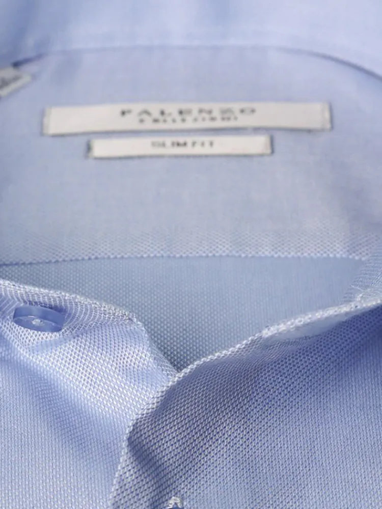 chemise_petit_col_franais_1-17.webp Palenzo Prêt-à-porter | Chemise petit col français - Bleu fil à fil