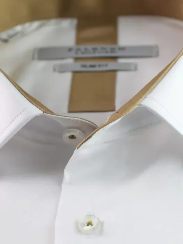 Palenzo Prêt-à-porter | Chemise petit col français - Blanc