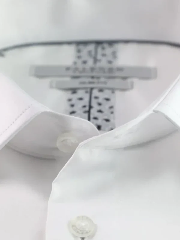 Palenzo Prêt-à-porter | Chemises | Chemise petit col français - Blanc