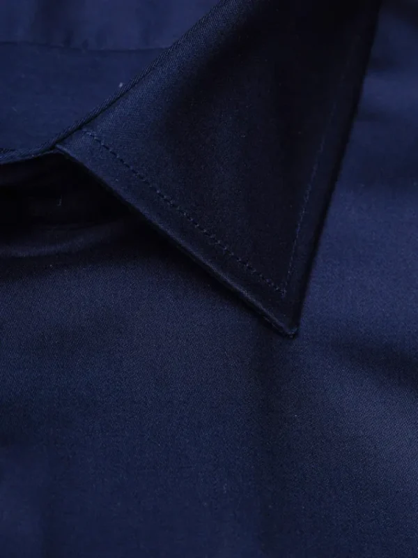 Palenzo Prêt-à-porter | Chemises | Chemise petit col français - Bleu marine