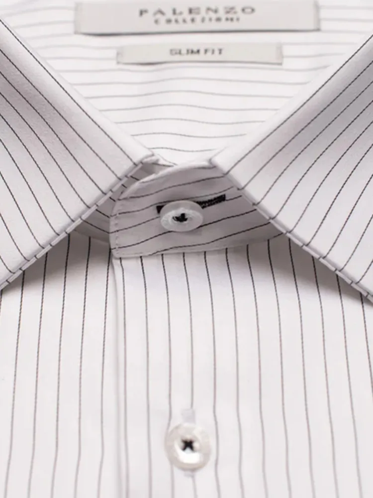 chemise_petit_col_franais_1-48.webp Palenzo Prêt-à-porter | Chemises | Chemise petit col français - Blanc et noir rayures
