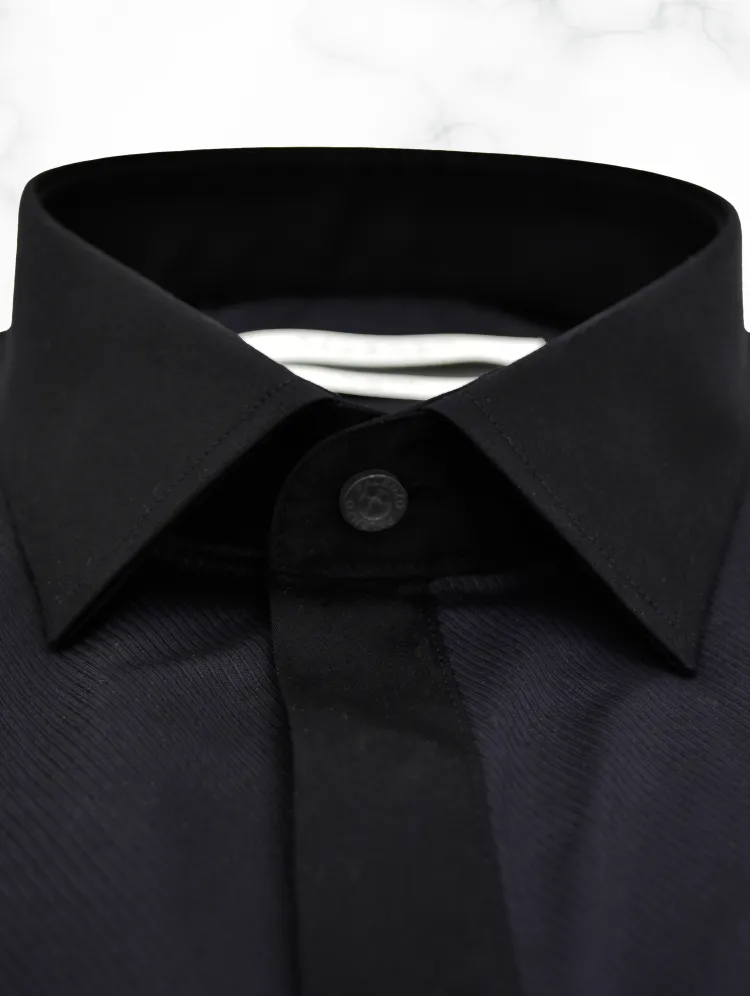 chemise_petit_col_franais_1-66.webp Palenzo Cérémonie | Prêt-à-porter | Chemise petit col français - Noir