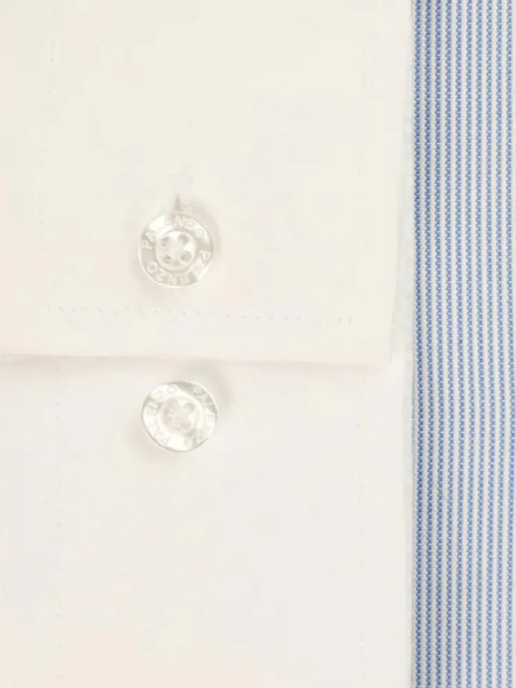 chemise_petit_col_franais_2-1.webp Palenzo Prêt-à-porter | Chemises | Chemise petit col français - Bleu rayures