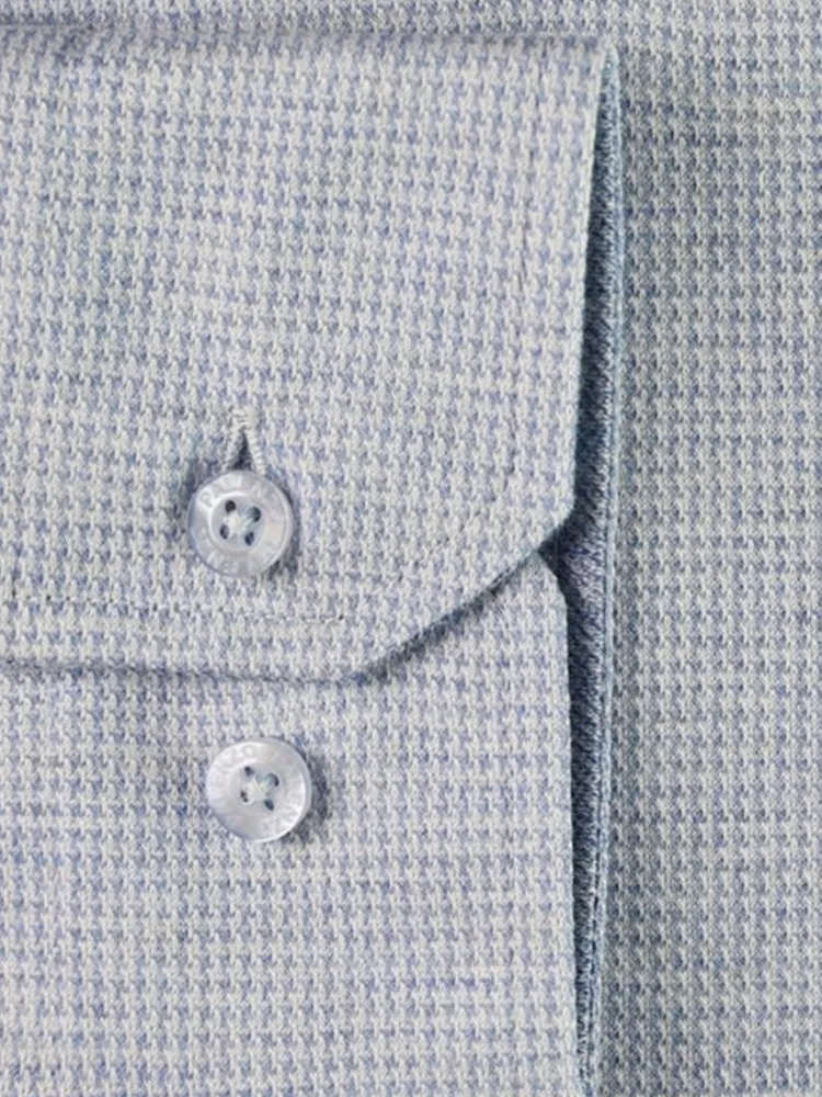 chemise_petit_col_franais_2-24.webp Palenzo Prêt-à-porter | Chemises | Chemise petit col français - Bleu petit damier