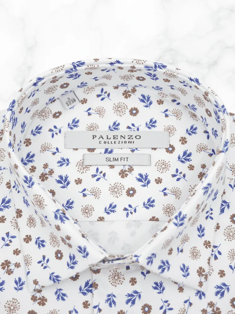 chemise_petit_col_franais_2-52.webp Palenzo Prêt-à-porter | Chemises | Chemise petit col français - Blanc imprimé