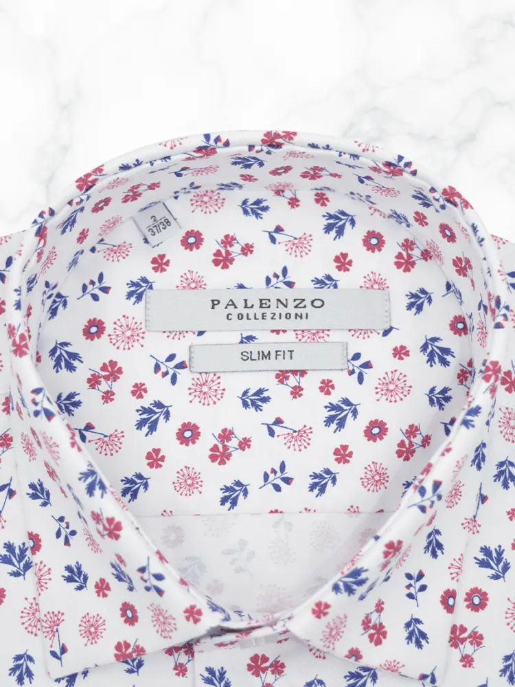 chemise_petit_col_franais_2-57.webp Palenzo Prêt-à-porter | Chemises | Chemise petit col français - Blanc imprimé