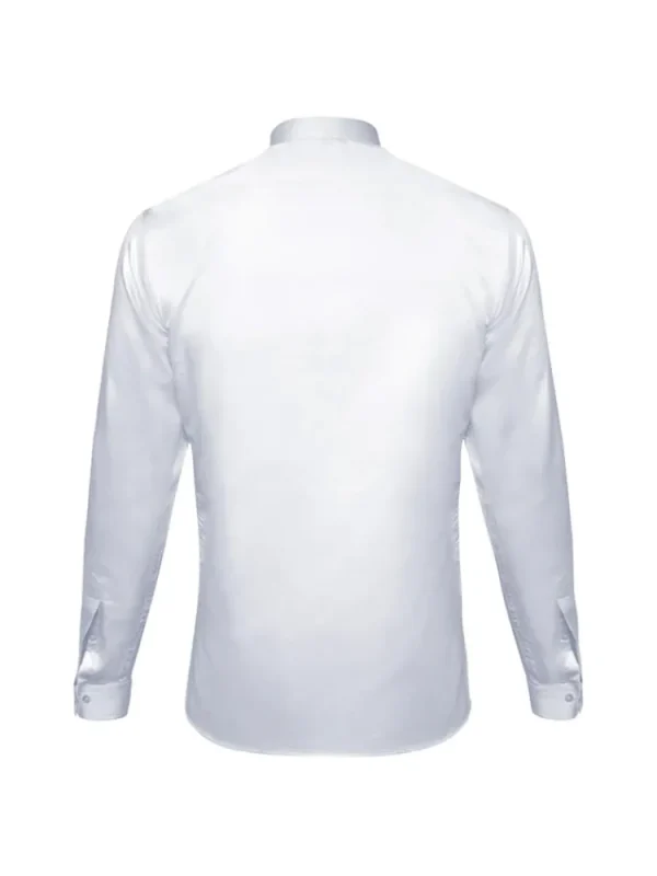 Palenzo Cérémonie | Prêt-à-porter | Chemise petit col français poignets mousquetaires - Blanc
