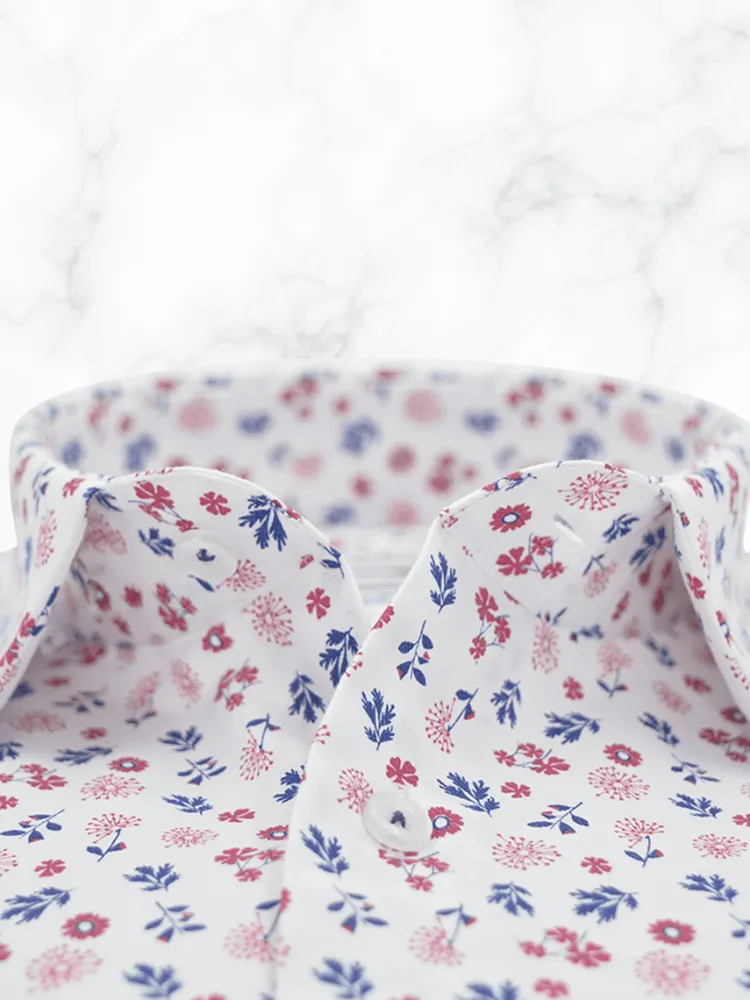 chemise_petit_col_franais_3-15.webp Palenzo Prêt-à-porter | Chemises | Chemise petit col français - Blanc imprimé