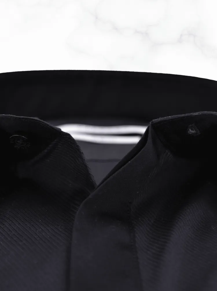 chemise_petit_col_franais_3-19.webp Palenzo Cérémonie | Prêt-à-porter | Chemise petit col français - Noir