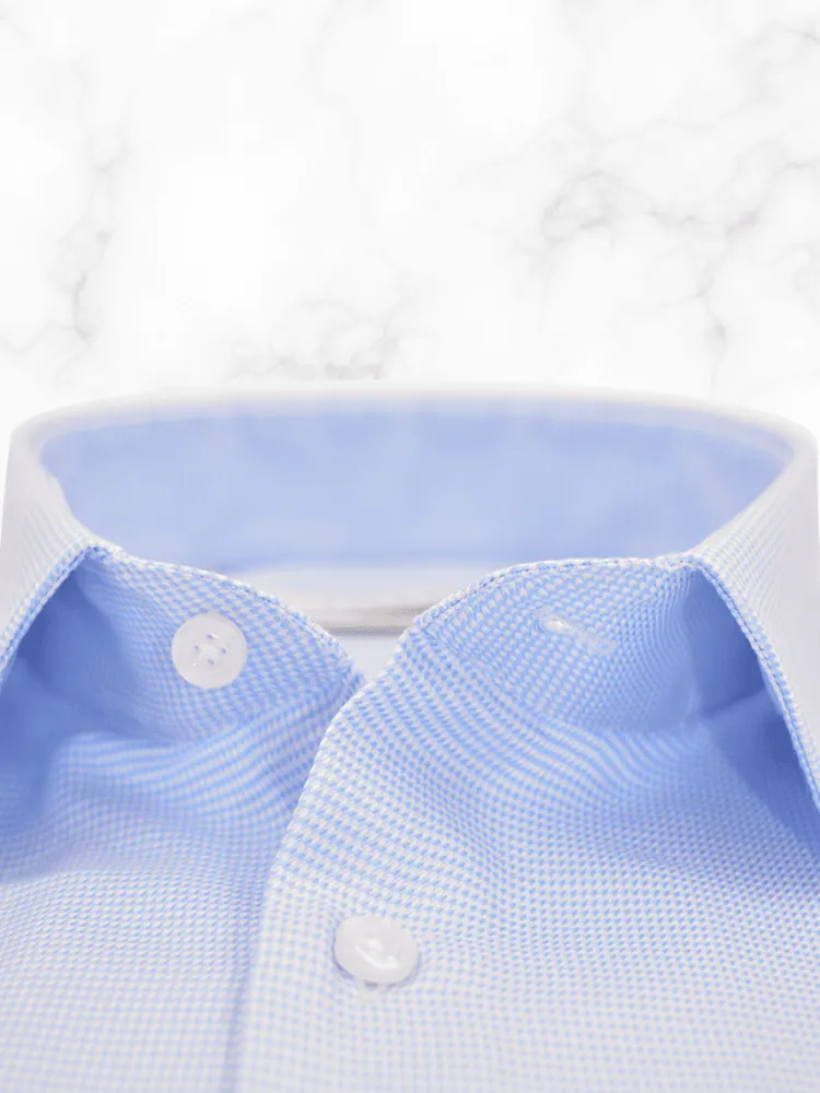 chemise_petit_col_franais_3-2.webp Palenzo Prêt-à-porter | Chemises | Chemise petit col français - Bleu ciel imprimé