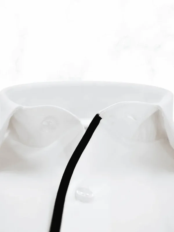 Palenzo Prêt-à-porter | Chemises | Chemise petit col français - Blanc