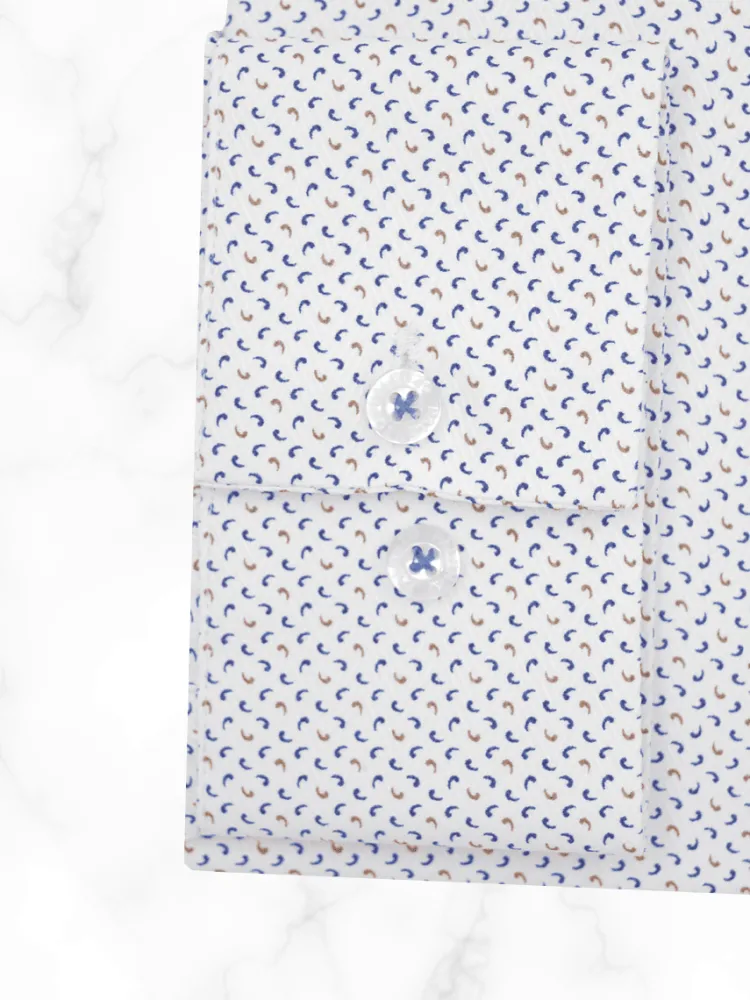 chemise_petit_col_franais_4-5.webp Palenzo Prêt-à-porter | Chemise petit col français - Blanc imprimé