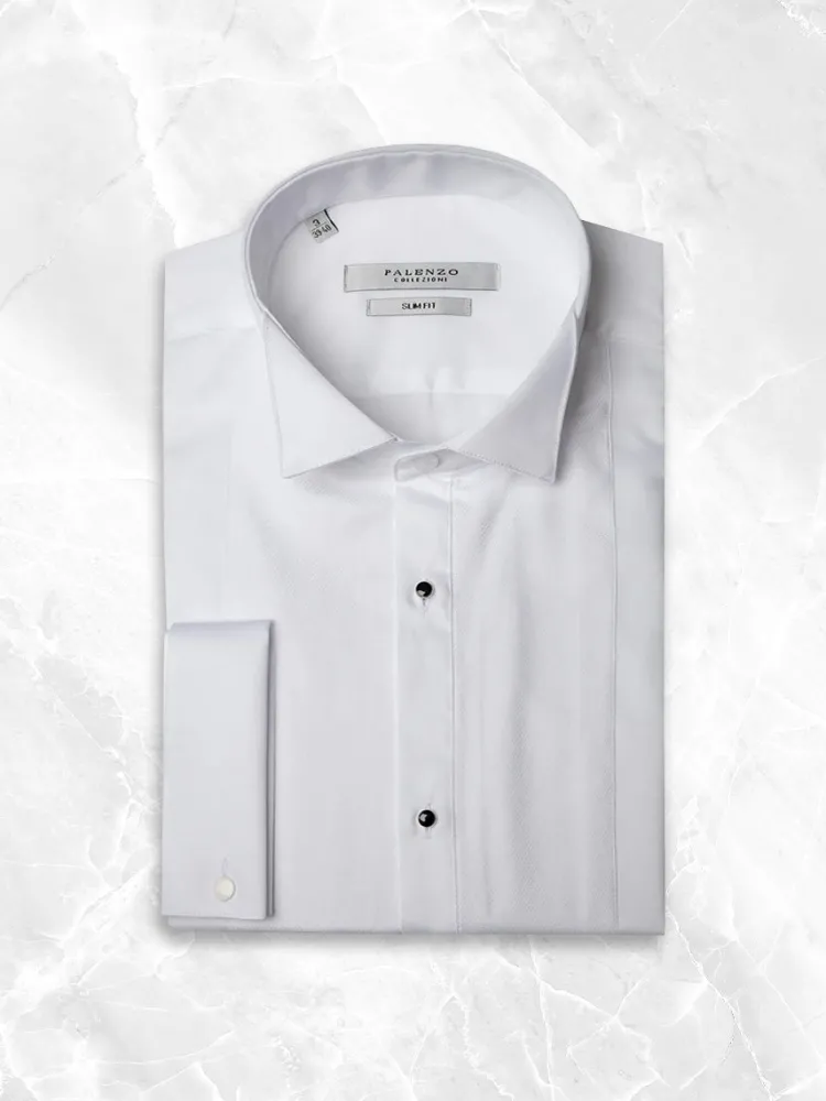 chemise_plastron_col_cass_0-1.webp Palenzo Cérémonie | Prêt-à-porter | Chemise plastron col cassé - Blanc