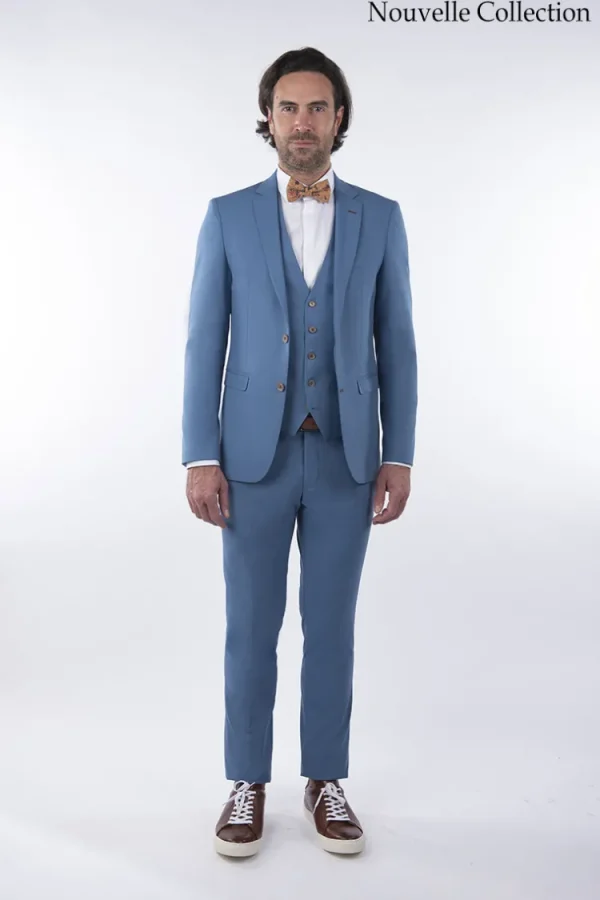 Palenzo Prêt-à-porter | Costume slim fit - Bleu