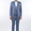 Palenzo Prêt-à-porter | Costume slim Fit - Bleu