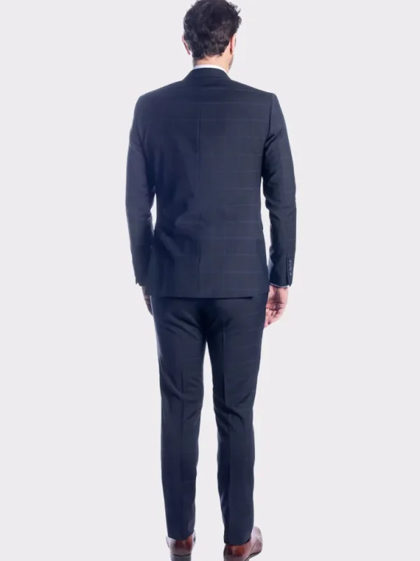 Palenzo Prêt-à-porter | Costume slim fit - Bleu