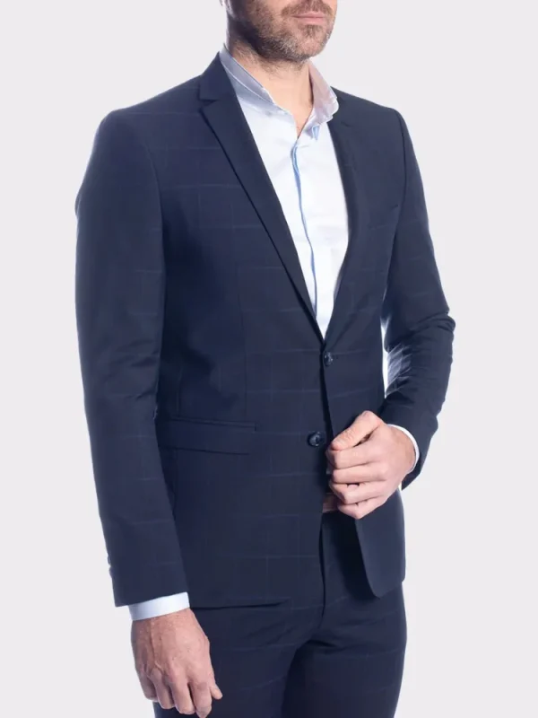 Palenzo Prêt-à-porter | Costume slim fit - Bleu