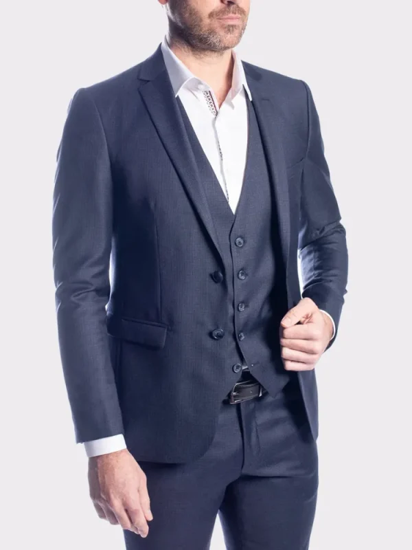 Palenzo Prêt-à-porter | Costume slim fit - Bleu