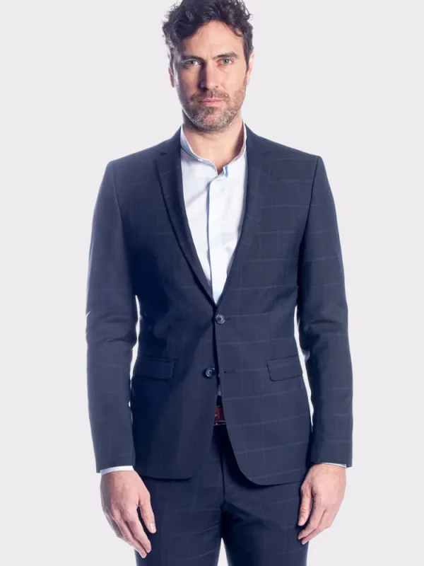 Palenzo Prêt-à-porter | Costume slim fit - Bleu