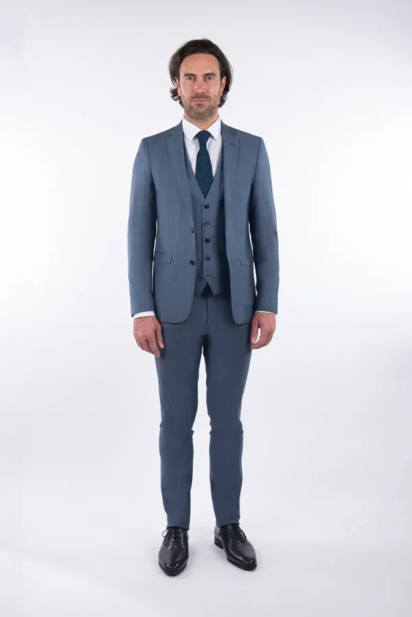 Palenzo Prêt-à-porter | Costume slim fit - Bleu