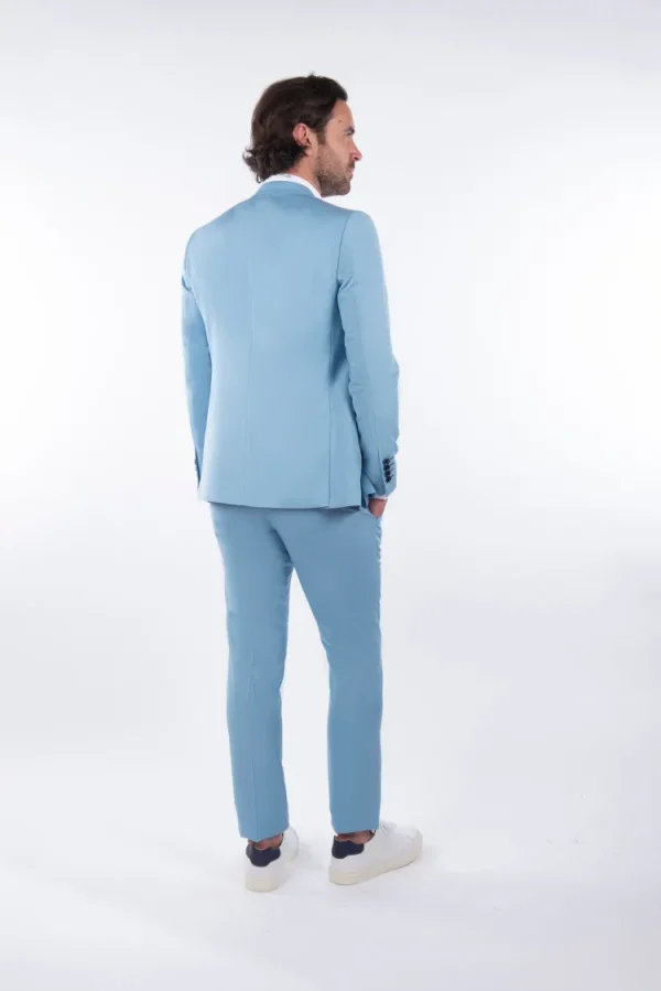 Palenzo Prêt-à-porter | Costume slim fit - Bleu ciel